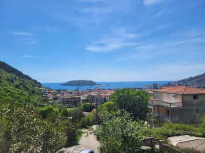 House in Budva with panoramic sea and city view