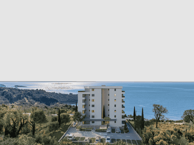 Apartments in New Construction in Dobra Voda with Sea View