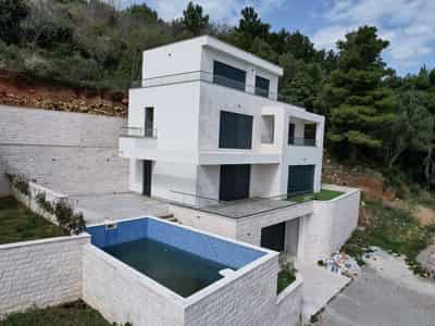 Luxury new villa with panoramic sea view and Budva Old Town