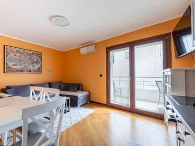 6752 Two Apartments 57 m² Each in Rafailovici, First Line