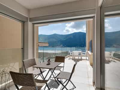 Attractive 86 m² Apartment in Dobrota – Large Terrace, Sea View, Garage and Storage Room