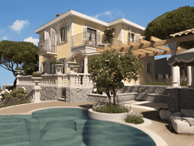 Villas, Lustica