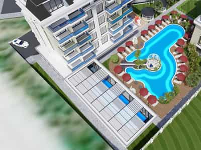 Investment Project! Apartments in a New Residential Complex Under Construction in Kargycak, Alanya (006248)