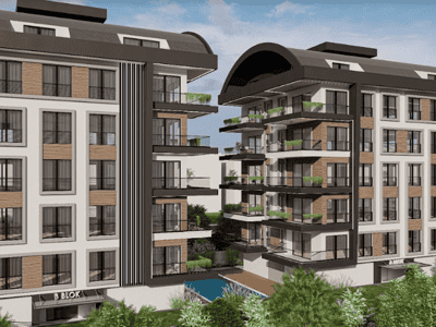 Apartment in New Build Complex from Developer in Mahmutlar Area (01749)