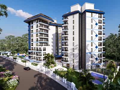 Apartments Near the Center of Avşallar, Alanya's Fastest-Growing District (002249)