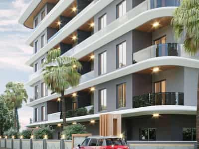 Apartments in a Residential Complex Under Construction in Mahmutlar (00594)