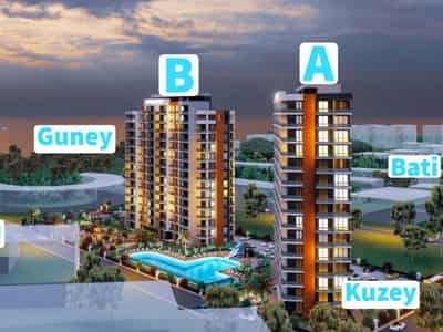Apartments in a Modern Residential Complex in Mersin (018164)