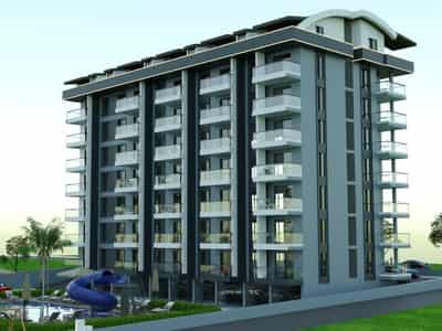Apartments in a Cozy Residential Complex with Infrastructure at the Start of Construction in Gazipasha (013416)