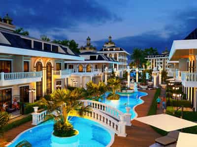 Квартиры в комплексе с концепцией 5* отеля в районе Инжекум (001243)