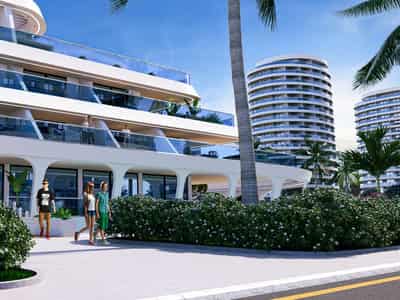 Новый комплекс апартаментов у пляжа Long Beach в Искеле (001120)