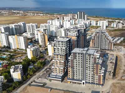 Modern Apartments with Long Beach Sea View in Iskele (002120)