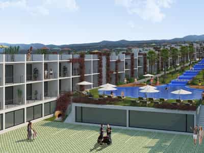 Studio Apartments in the Beautiful Green Area of Esentepe (010194)