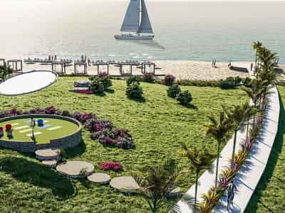 Complex of Spacious Apartments in an Excellent Location on the Beachfront in Esentepe (001498)