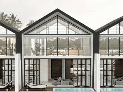 Townhouse Complex with Individual Pools in Canggu Area (006133)