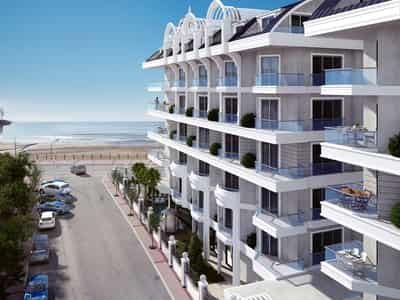 Apartment in a Stylish Residential Complex with Direct Sea View in Oba District (34700)