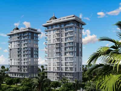 Apartments in a Residential Complex in Mahmutlar, Just 20 Meters from the Beach (002117)
