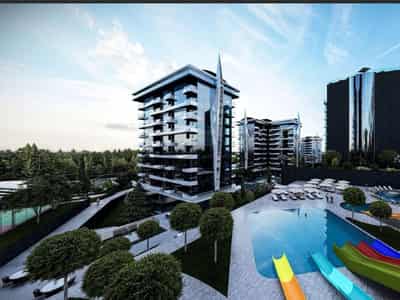 Квартира 1+1 в новом проекте премиум-класса в Авсалларе (39700)