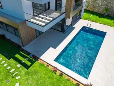 Stunning Villa with Mountain and Sea Views for Sale in Kargıcak Area (004422)