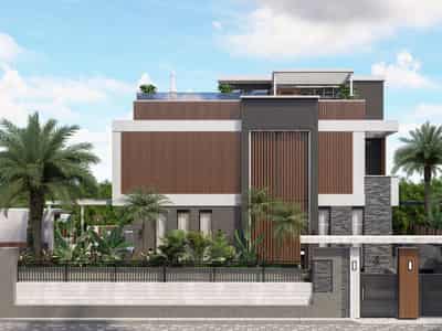 Luxury Villas 700 Meters from the Sea in a Complex in the Iskele Area (003527)