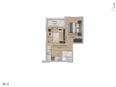 Modern Apartments by the Sea in Pazarji (011480)