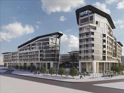 Новая резиденция Al Mahra Residence с бассейном недалеко от центра Абу-Даби, ОАЭ
