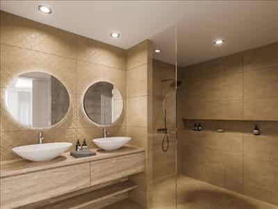 Новая резиденция Al Mahra Residence с бассейном недалеко от центра Абу-Даби, ОАЭ