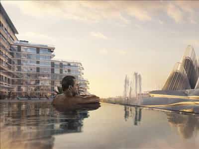 Экологичная резиденция Saadiyat Grove (THE SOURCE) в центре района Saadiyat Island, Абу-Даби, ОАЭ