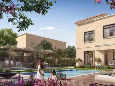 Резиденция Yas Park Views с бассейном и садами, Yas Island, Абу-Даби, ОАЭ