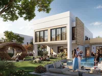 Yas Acres — new complex of villas and townhouses by Aldar with swimming pools a golf course and parks in Yas Island, Abu Dhabi