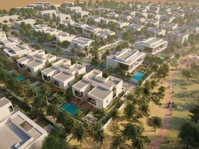 Комплекс вилл Aljurf Gardens с пляжем, гаванью и центром водных видов спорта, Ghadeer Al Tayr, Абу-Даби, ОАЭ