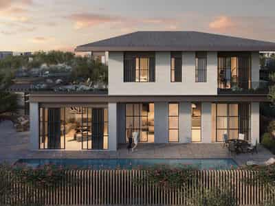New gated complex of villas and townhouses with a spa center and parks, Abu Dhabi, UAE