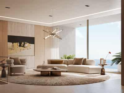 New complex of villas with swimming pools, panoramic views and sports grounds close to the beach, Abu Dhabi, UAE