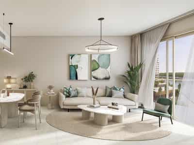 New waterfront residential complex with swimming pools and a spa, Yas Island, Abu Dhabi, UAE
