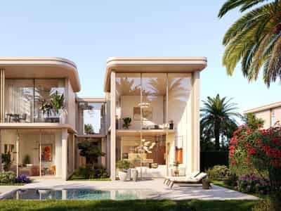 New project with a lagoon and a promenade close to Abu Dhabi International Airport, UAE