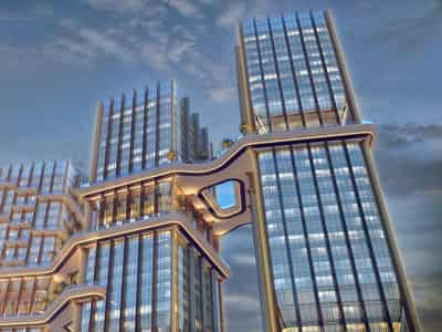 Prestigious Radiant Bridges Towers complex on Al Reem Island, UAE