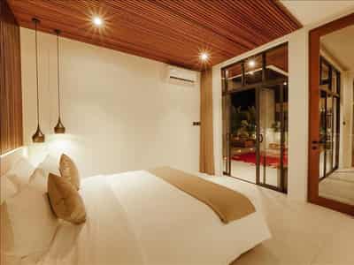 Complex of furnished villa with swimming pools near the beach, Bali, Indonesia