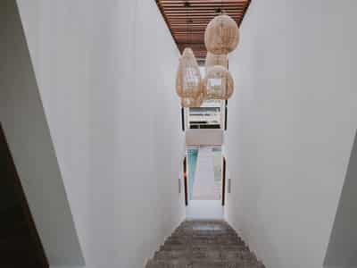 New guarded complex of villas near the ocean, Bali, Indonesia