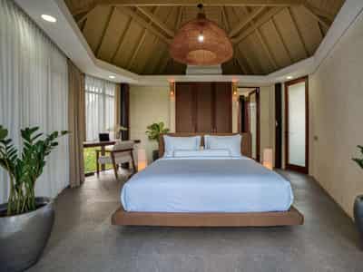 Complex of villas with a restaurant, Ubud, Bali, Indonesia