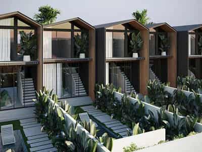 Complex of two-storey villas close to beaches, Uluwatu, Bali, Indonesia