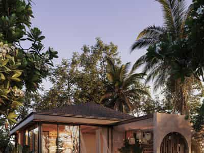 Complex with restaurants, a swimming pool and panoramic views, 5 minutes away from Sawangan Beach, Bali, Indonesia