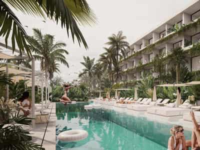Residence with swimming pools, a spa and restaurants in the heart of Ubud, Bali, Indonesia