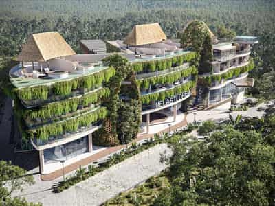 Gated complex of villas with ocean views, 2 minutes from Melasti Beach, Bali, Indonesia
