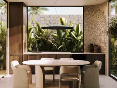 Complex of villas with swimming pools, 500 meters from the ocean, Bali, Indonesia