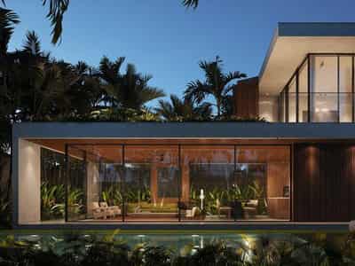 New complex of villas with swimming pools and gardens, 10 minutes walk from the beach, Bali, Indonesia