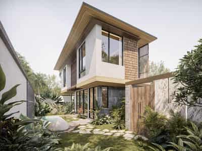 Stylish villas for living 2 km from the beach, Kedungu, Bali, Indonesia