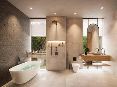 New complex of furnished villas with swimming pool in the family-friendly Umalas neighborhood, Bali, Indonesia