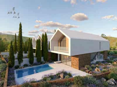 4 new villas in residential complex in Paphos