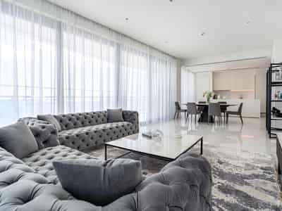 Exclusive apartments in a new residential complex on the seafront, Germasogeia, Limassol, Cyprus