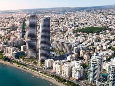 Apartments for Rent on the Waterfront in a High-Rise Residence, Limassol, Cyprus