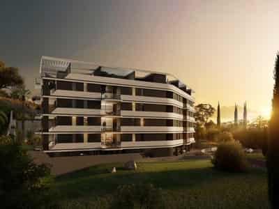 Apartments in a modern residence with a swimming pool and panoramic views in a picturesque area, Limassol, Cyprus